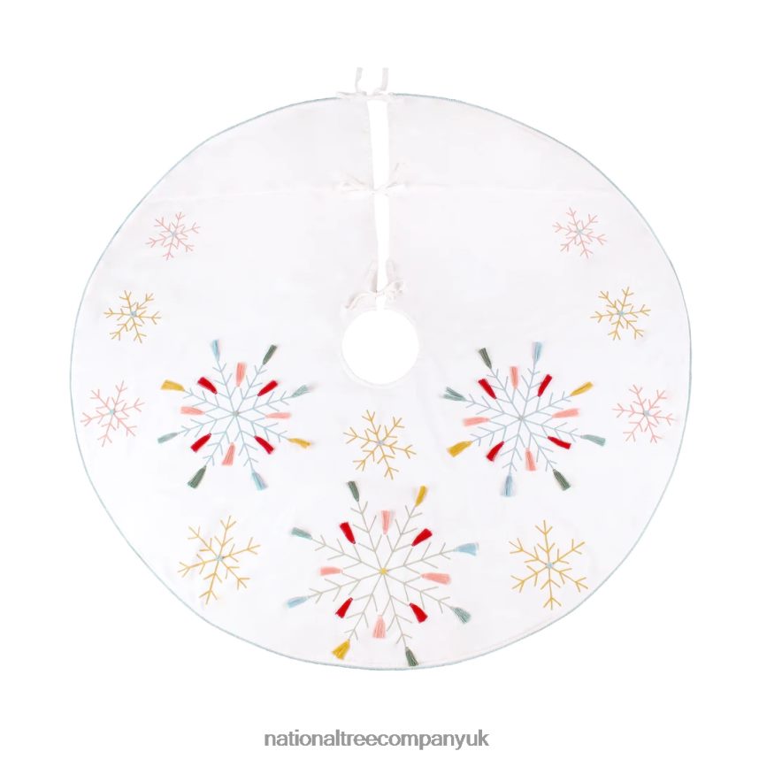 decoration | National Tree Company 54 HGTV Home Collection Embroidered Boho Tree Skirt F2L4F584